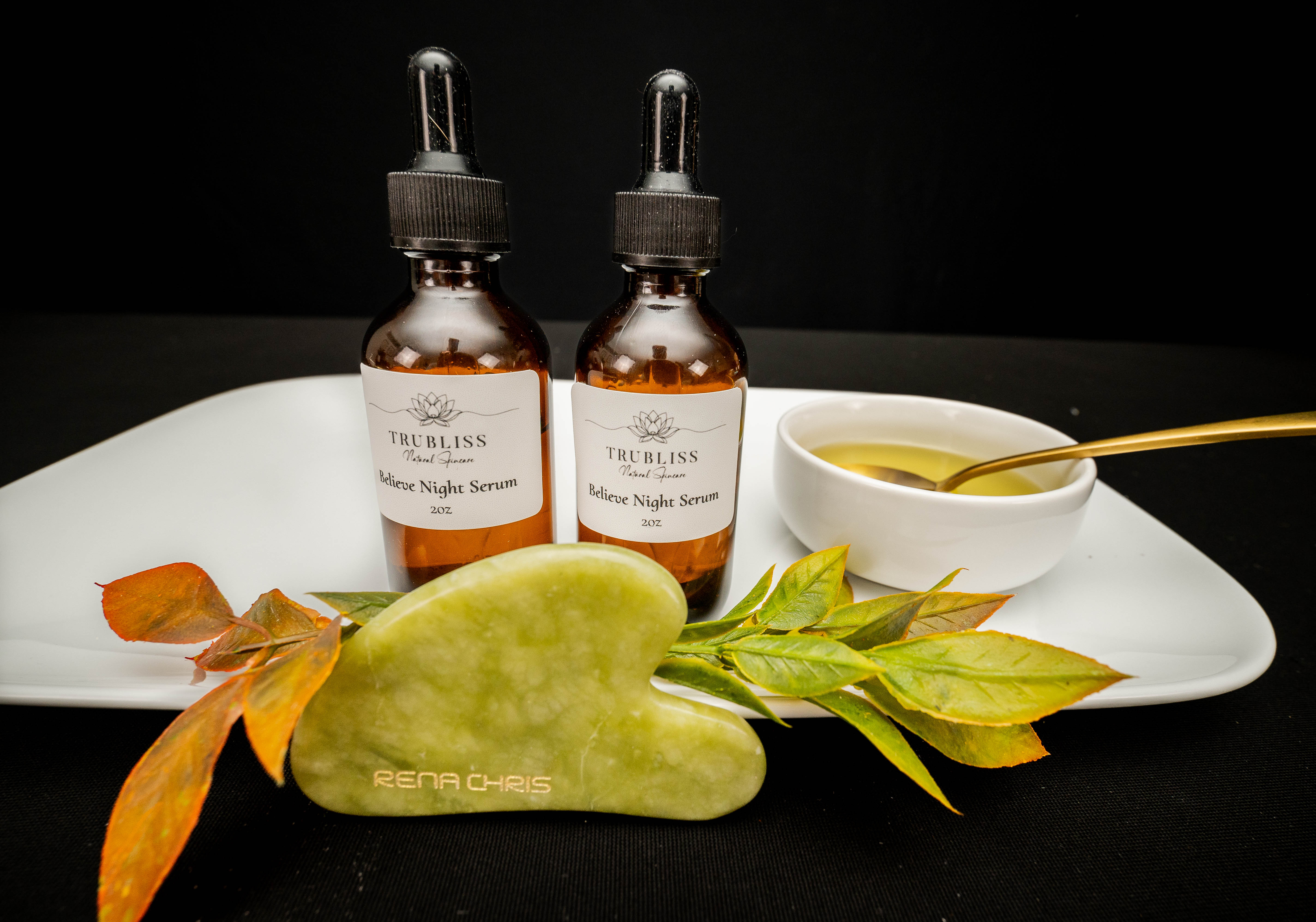 Believe Renewal Night Serum + Gua Sha Tool